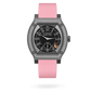 F.P. Journe ÉléganteTitalyt® set with diamonds 48 x 40 MM - Pink Rubber Strap - Diamond Bezel - Black Dial - ÉléganteTitalyt® set with diamonds nyc watcher nyc watches