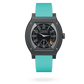 F.P. Journe Élégante Titalyt® 48 x 40 MM - Turquoise Rubber Strap - Black Dial - Élégante Titalyt® nyc watcher nyc watches