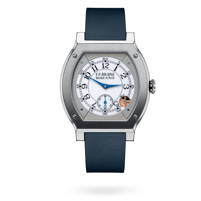 F.P. Journe Elégante Titanium 48 x 40 MM - Blue Rubber Strap - White Dial - Élégante Titanium nyc watcher nyc watches