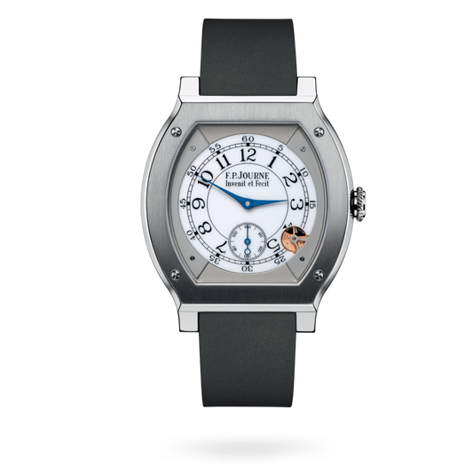 F.P. Journe Elégante Titanium 48 x 40 MM - Grey Rubber Strap - White Dial - Élégante Titanium nyc watcher nyc watches