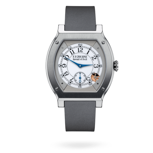 F.P. Journe Elégante Titanium 48 x 40 MM - Grey Rubber Strap - White Dial - Élégante Titanium nyc watcher nyc watches