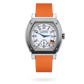 F.P. Journe Elégante Titanium 48 x 40 MM - Orange Rubber Strap - White Dial - Élégante Titanium nyc watcher nyc watches