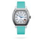 F.P. Journe Elégante Titanium 48 x 40 MM - Turquoise Rubber Strap - White Dial - Élégante Titanium nyc watcher nyc watches