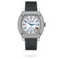 F.P. Journe Élégante Titanium Set With Diamonds 48 x 40 MM - Grey Rubber Strap - Diamond Bezel - White Dial - Élégante Titanium Set With Diamonds nyc watcher nyc watches