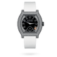 F.P. Journe Elégante Titalyt® 12 rows of diamonds Titanium 40 x 35 MM - White Rubber Strap - Diamond Bezel - Black Dial - Titalyt® 12 rows of diamonds nyc watcher nyc watches