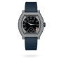 F.P. Journe Elégante Titalyt® 12 rows of diamonds Titanium 40 x 35 MM - Blue Rubber Strap - Diamond Bezel - Black Dial - Titalyt® 12 rows of diamonds nyc watcher nyc watches