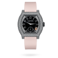 F.P. Journe Elégante Titalyt® 12 rows of diamonds Titanium 40 x 35 MM - Rose Rubber Strap - Diamond Bezel - Black Dial - Titalyt® 12 rows of diamonds nyc watcher nyc watches