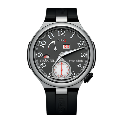 F.P. Journe Octa Sport Automatique Réserve Titanium 42 MM - Black Rubber Strap - Grey Dial - Octa Sport Automatique Réserve Titanium