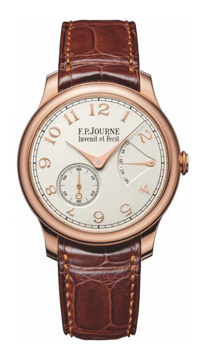 F.P. Journe Chronomètre Souverain CS Rose Gold 40 MM - Alligator Leather Strap - White Dial - Chronomètre Souverain