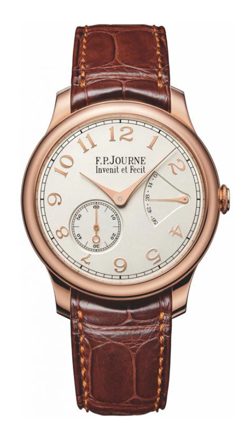 F.P. Journe Chronomètre Souverain CS Rose Gold 40 MM - Alligator Leather Strap - White Dial - Chronomètre Souverain