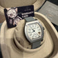 F.P. Journe Elégante Titanium 48 x 40 MM - Grey Rubber Strap - White Dial - Élégante Titanium