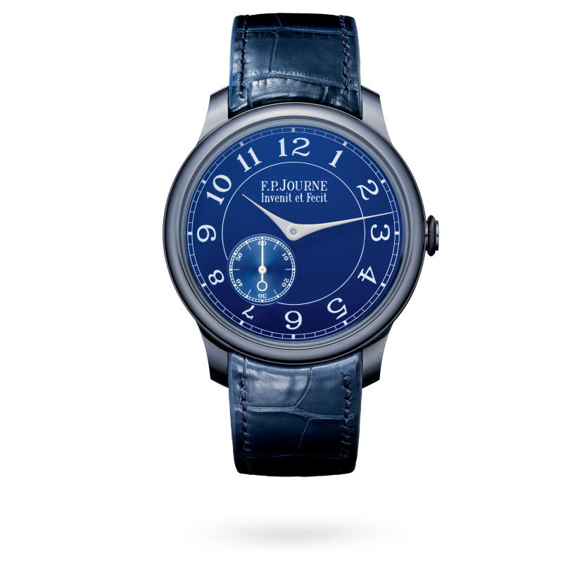 F.P. Journe Classique Chronomètre Bleu Tantalum 39 MM - Blue Leather Strap - Blue Dial - Chronomètre Bleu nyc watcher nyc watches