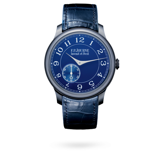 F.P. Journe Classique Chronomètre Bleu Tantalum 39 MM - Blue Leather Strap - Blue Dial - Chronomètre Bleu nyc watcher nyc watches