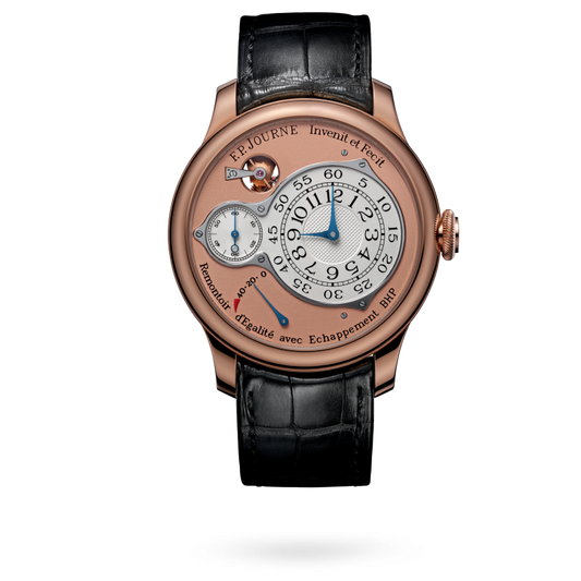 F.P. Journe Chronomètre Optimum Rose Gold 40 MM - Black Leather Strap - Pink Dial - Chronomètre Optimum nyc watcher nyc watches