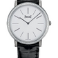 Piaget Altiplano - White Gold 38 MM - Black Leather Strap - Diamond Bezel - White Dial - G0A29165