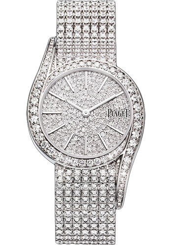 Piaget Limelight Gala - White Gold 32 MM - White Gold Diamond Bracelet - Diamond Bezel - Diamond Dial - G0A38164