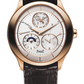 Piaget Polo - Rose Gold 43 MM - Brown Leather Strap - White Dial - G0A40018