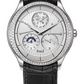 Piaget Polo - White Gold 43 MM - Black Leather Strap - Diamond Bezel - White Dial - G0A40019