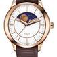 Piaget Limelight Stella - Rose Gold 36 MM - Brown Leather Strap - White Dial - G0A40110