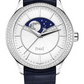 Piaget Limelight Stella - White Gold 36 MM - Blue Leather Strap - Diamond Bezel - White Gem-Set Dial - G0A40111