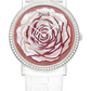 Piaget Altiplano - White Gold 38 MM - White Leather Strap - Diamond Bezel - Pink Marquetry Dial - G0A41208