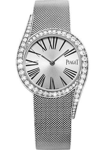 Piaget Limelight Gala - White Gold 32 MM - White Gold Bracelet - Diamond Bezel - Silver Dial - G0A41212