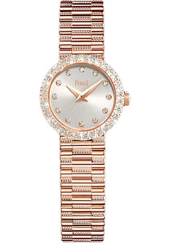 Piaget Altiplano - Rose Gold 19 MM - Rose Gold Bracelet - Diamond Bezel - Silver Diamond Dial - G0A42048