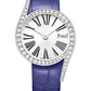 Piaget Limelight Gala - White Gold 26 MM - Blue Leather Strap - Diamond Bezel - Silvered Dial - G0A43150