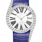 Piaget Limelight Gala - White Gold 32 MM - Blue Leather Strap - Diamond Bezel - Silver Dial - G0A43360