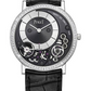 Piaget Altiplano - White Gold 38 MM - Black Leather Strap - Diamond Bezel - Black Off-Center Dial - G0A44112