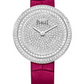 Piaget Possession - White Gold 34 MM - Pink Leather Strap - Diamond Bezel - Diamond-Paved Dial - G0A44299