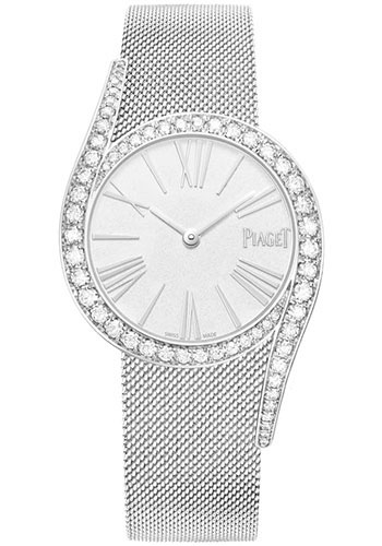 Piaget Limelight Gala - White Gold 32 MM - White Gold Bracelet - Diamond Bezel - Silvered Dial - G0A45212