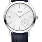 Piaget Altiplano - White Gold 40 MM - Blue Leather Strap - Silvered Dial - G0A45402