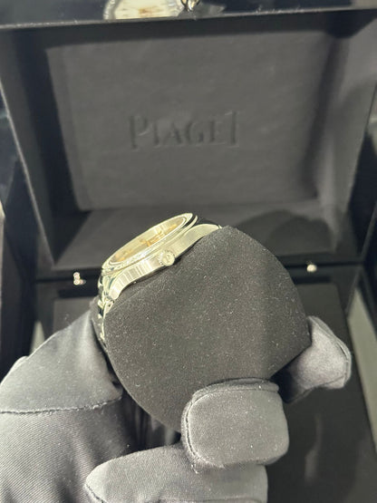 Piaget Polo - Stainless Steel Diamond 36 MM - Stainless Steel Bracelet - White Dial - Diamond Bezel - G0A46019