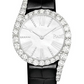 Piaget Limelight Gala - White Gold 32 MM - Black Leather Strap - Diamond Bezel - White Dial - G0A46180