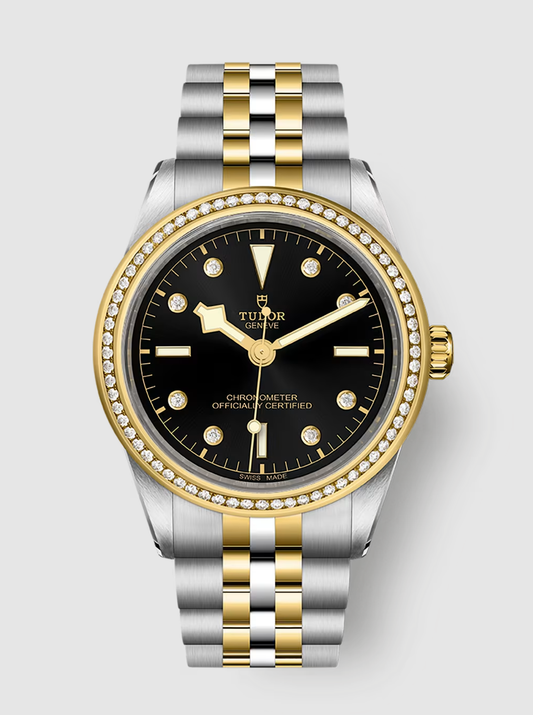 Tudor Black Bay 36 S&G - 36 MM - Steel & Yellow Gold - Diamond Bezel - Black Diamond Dial - M79653-0005