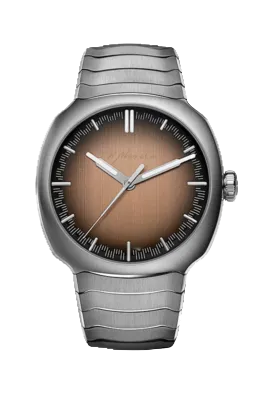 H. Moser & Cie. Streamliner Centre Seconds Smoked Salmon - 40 MM - Steel - Smoked Salmon Griffé Dial - 6200-1207