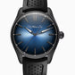 H. Moser & Cie Pioneer Centre Seconds Coated Stainless Steel 43 MM - Black Rubber Strap - Blue Dial - Black Rubber Strap 3200-1205