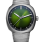 H. Moser & Cie Streamliner Center Seconds Matrix Green - Stainless Steel - 40 MM - Matrix Green Fumé Dial - Stainless Steel Bracelet - 6201-1200