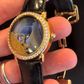 Cartier Révélation d'une Panthère Yellow Gold 37 MM - Shiny Blue Alligator Leather Strap - Diamond Bezel - Blue Mother-of-Pearl Dial - HPI01354