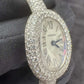 Cartier - Baignoire (Mini model) Size 15 - 18.7 x 24.6 MM - White Gold and Diamond Bracelet and Bezel - Silvered Dial - CRHPI01822