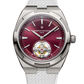 Vacheron Constantin Overseas Tourbillon Titanium 42.5 MM - Titanium Bracelet - Burgundy Dial - 6000V/210T-H179