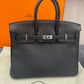Hermès Birkin 25 - Black Togo Leather Palladium Hardware
