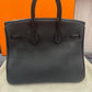 Hermès Birkin 25 - Black Togo Leather Palladium Hardware