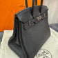 Hermès Birkin 25 - Black Togo Leather Palladium Hardware