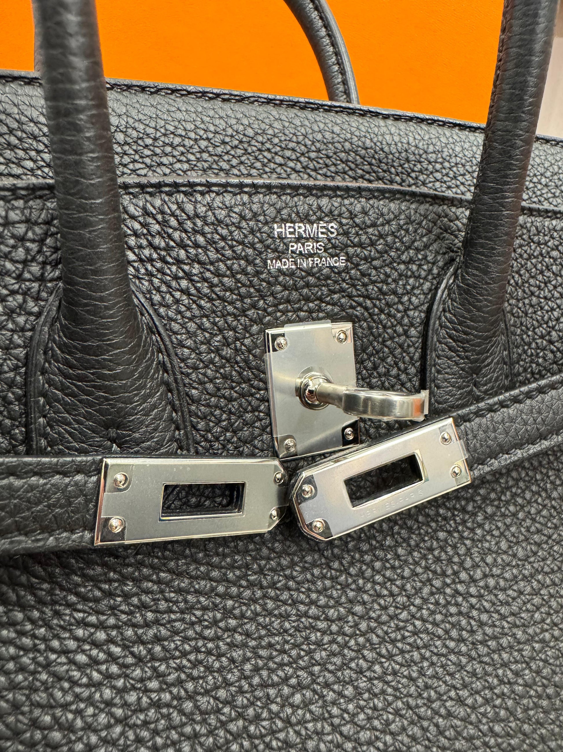 Hermès Birkin 25 - Black Togo Leather Palladium Hardware