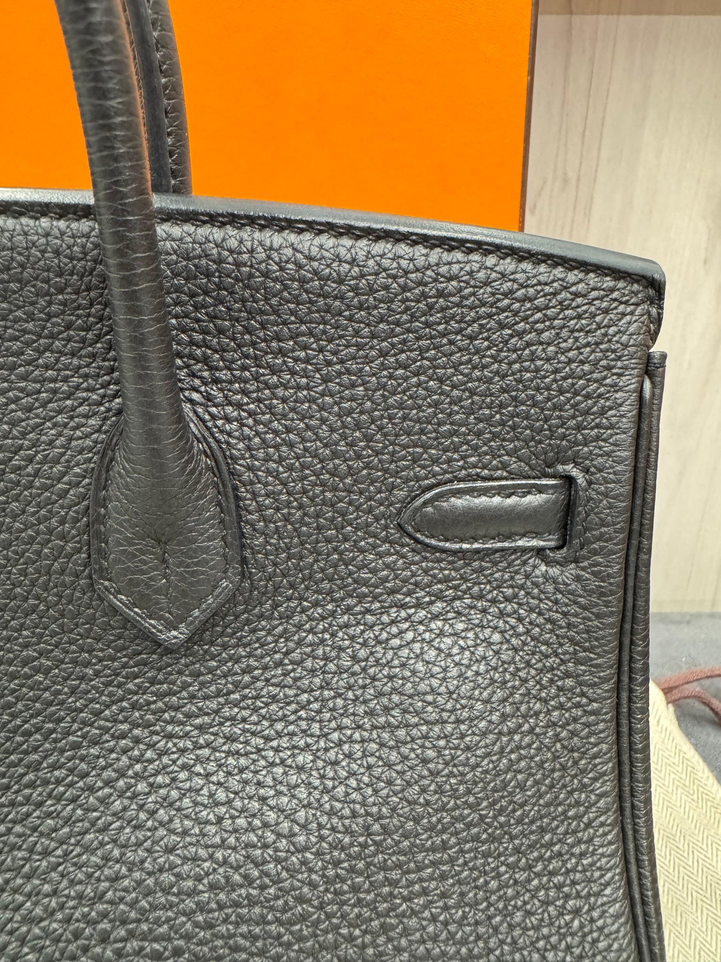 Hermès Birkin 25 - Black Togo Leather Palladium Hardware