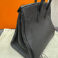 Hermès Birkin 25 - Black Togo Leather Palladium Hardware