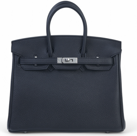 Hermès Birkin 25 - Black Togo Leather Palladium Hardware