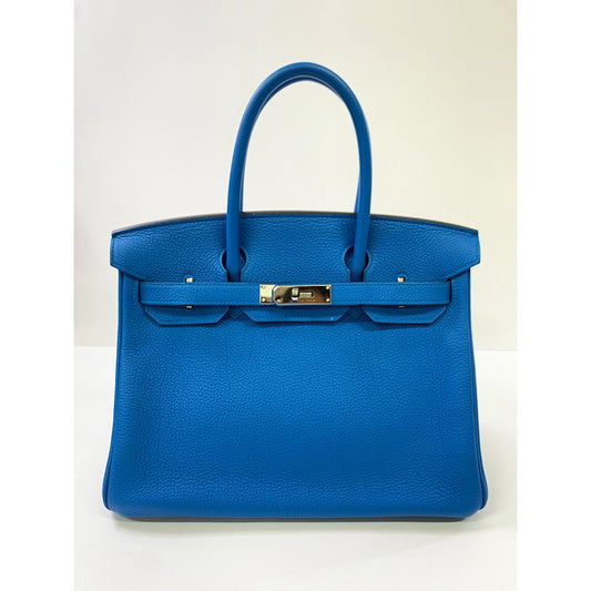 Hermès Birkin 30 - Bleu Jean - Togo - Palladium Hardware - B30BLTPHW